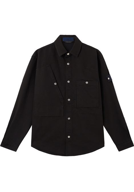 bull denim-tc shirt man black STONE ISLAND | K2S15 1100008 S00J5V0029